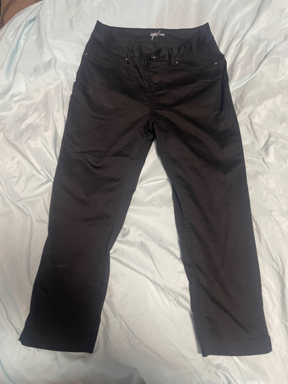 UP! Crop Women's Black Stretch Pants